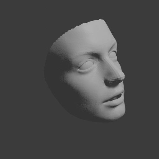PopFace BaseMesh - Anne Hathaway 3D model_10