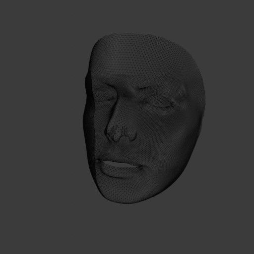 PopFace BaseMesh - Anne Hathaway 3D model_12