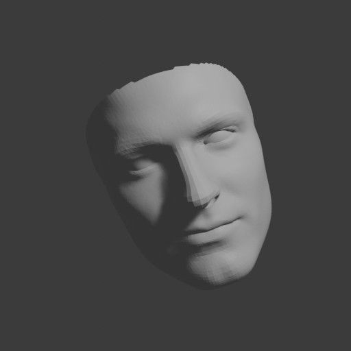 PopFace BaseMesh - Robert Pattinson 3D model_9