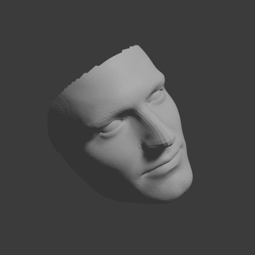 PopFace BaseMesh - Robert Pattinson 3D model_10