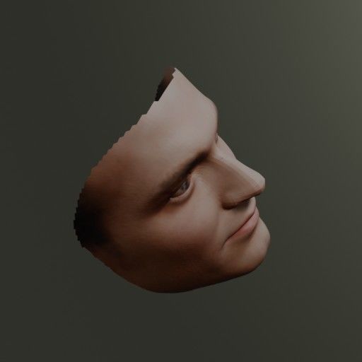 PopFace BaseMesh - Robert Pattinson 3D model_6