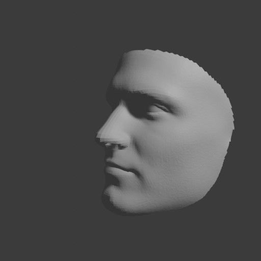 PopFace BaseMesh - Robert Pattinson 3D model_7