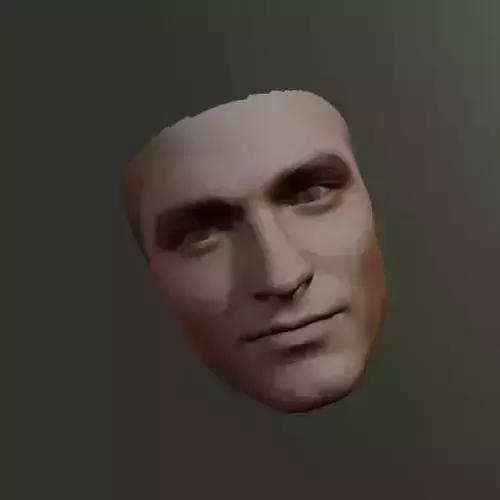 PopFace BaseMesh - Robert Pattinson