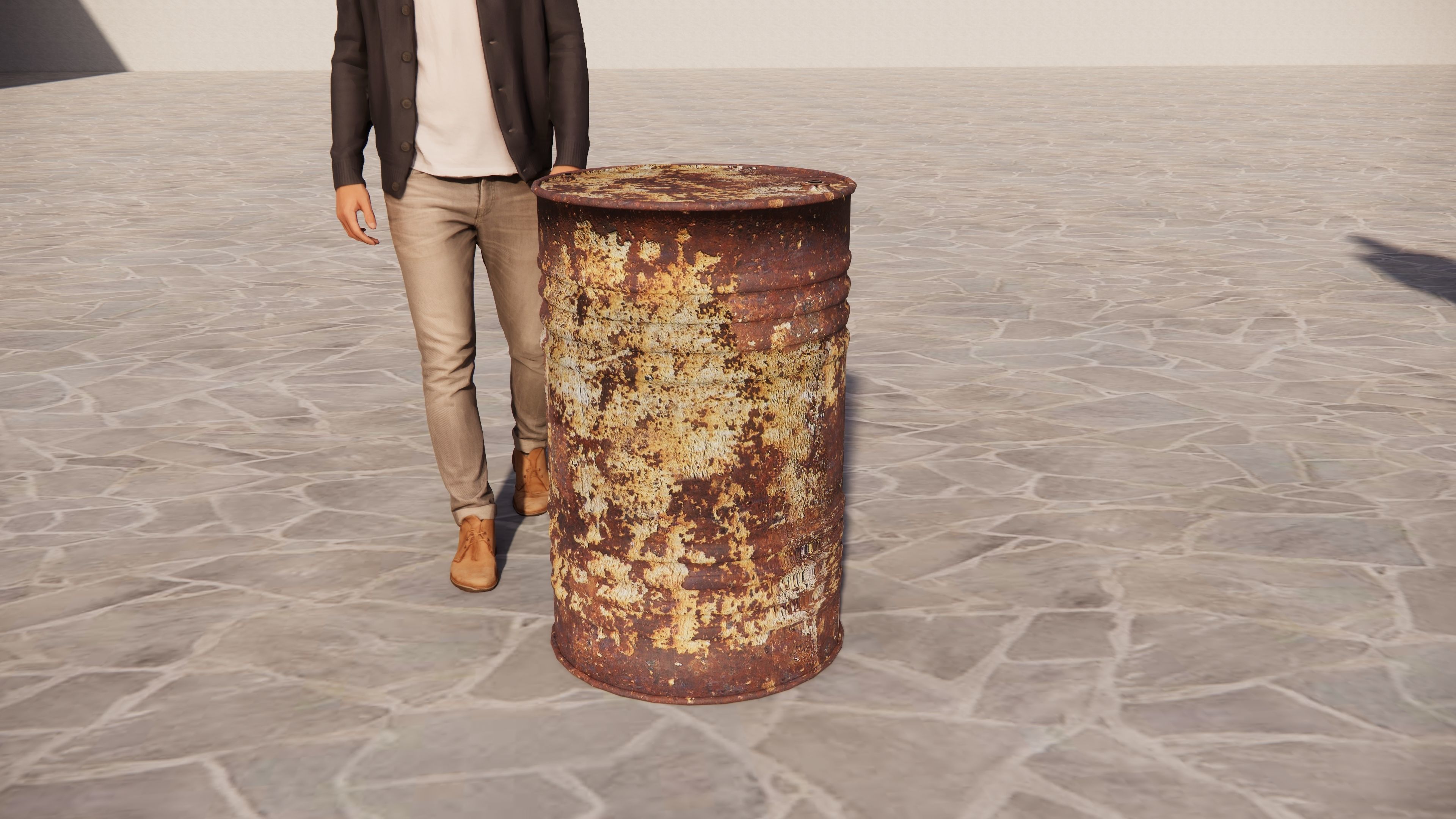 Barrels Drums and Casks Mini Pack 3D Model Low-poly 3D model_4