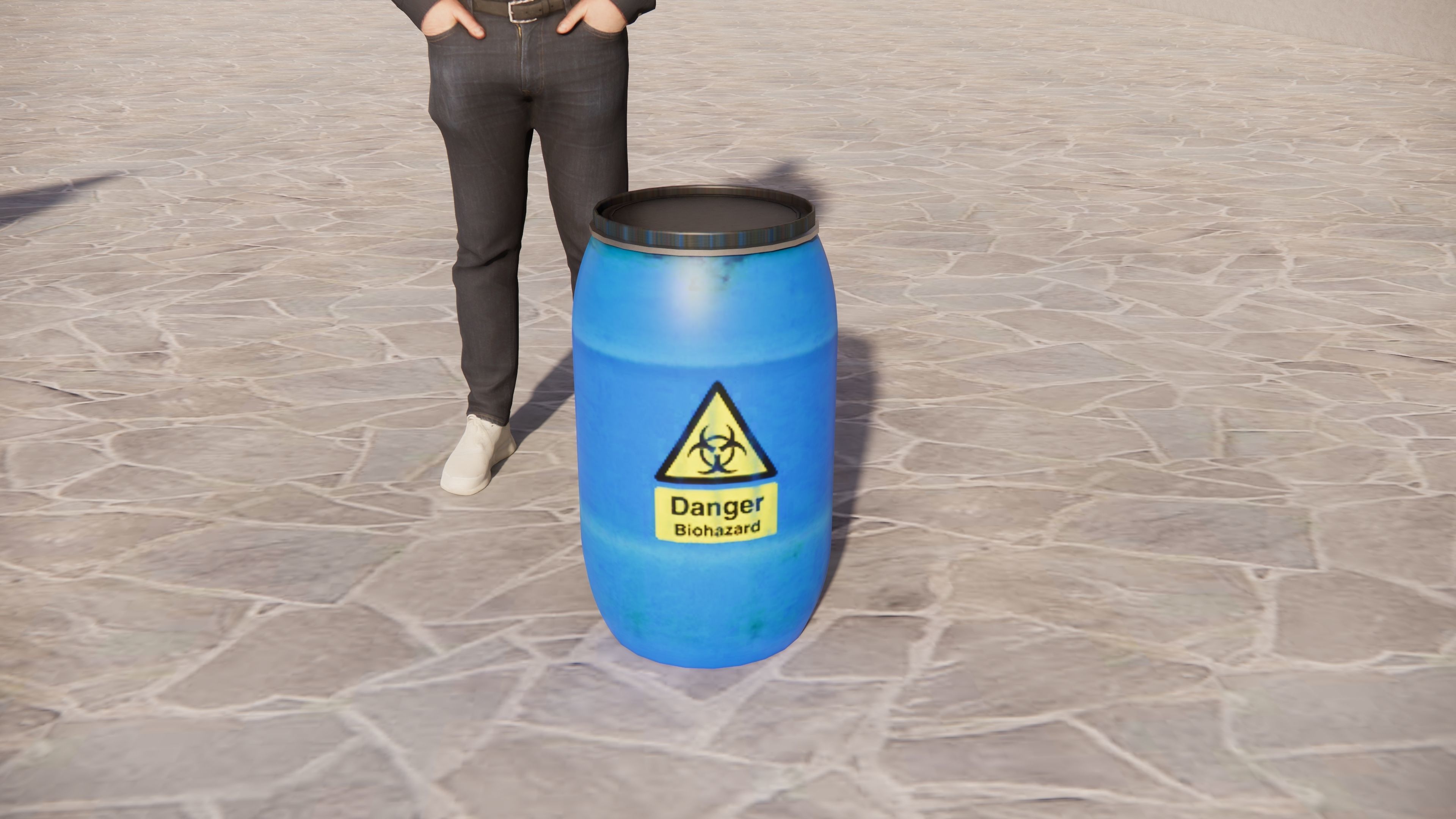 Barrels Drums and Casks Mini Pack 3D Model Low-poly 3D model_11