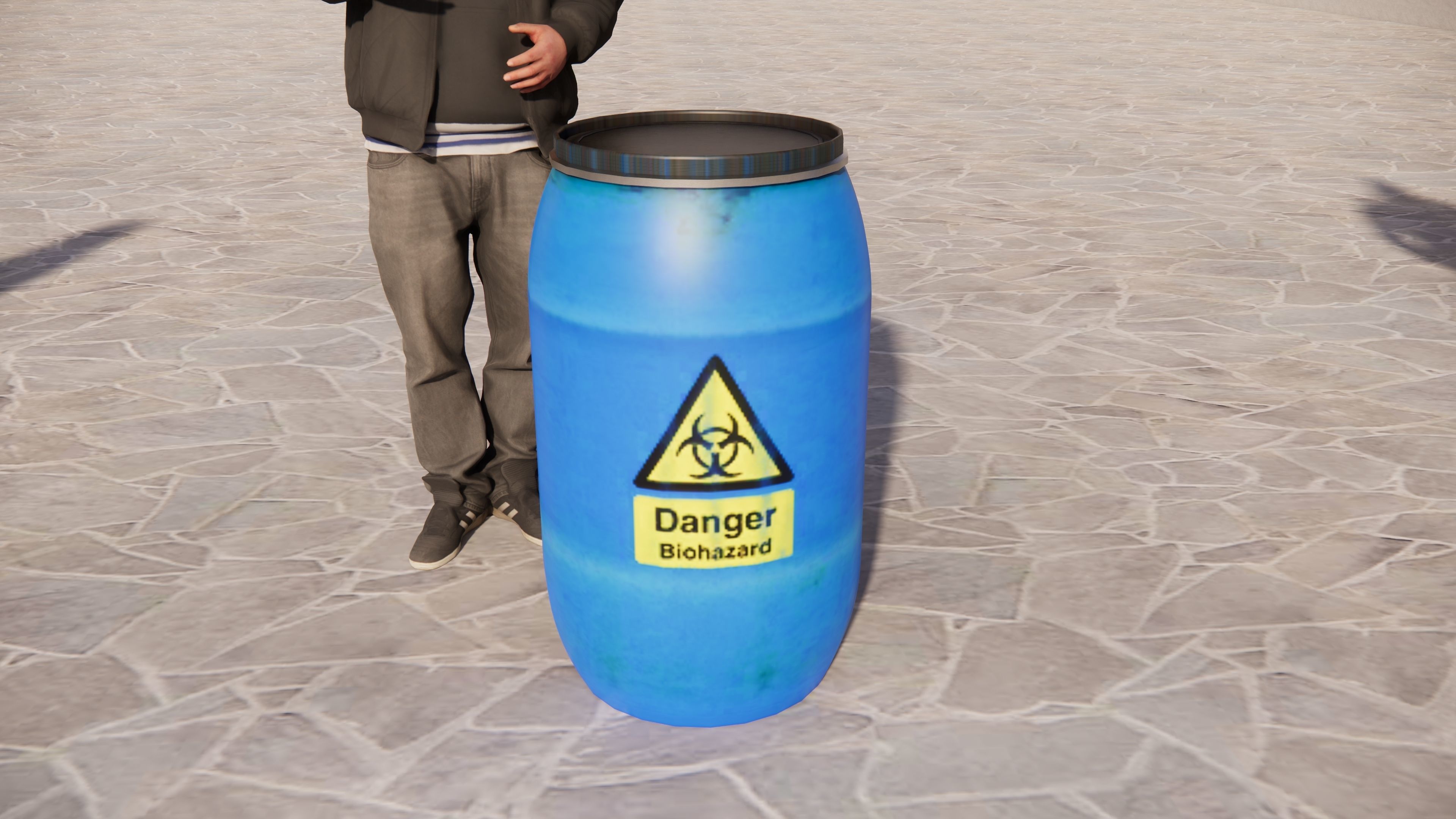 Barrels Drums and Casks Mini Pack 3D Model Low-poly 3D model_10