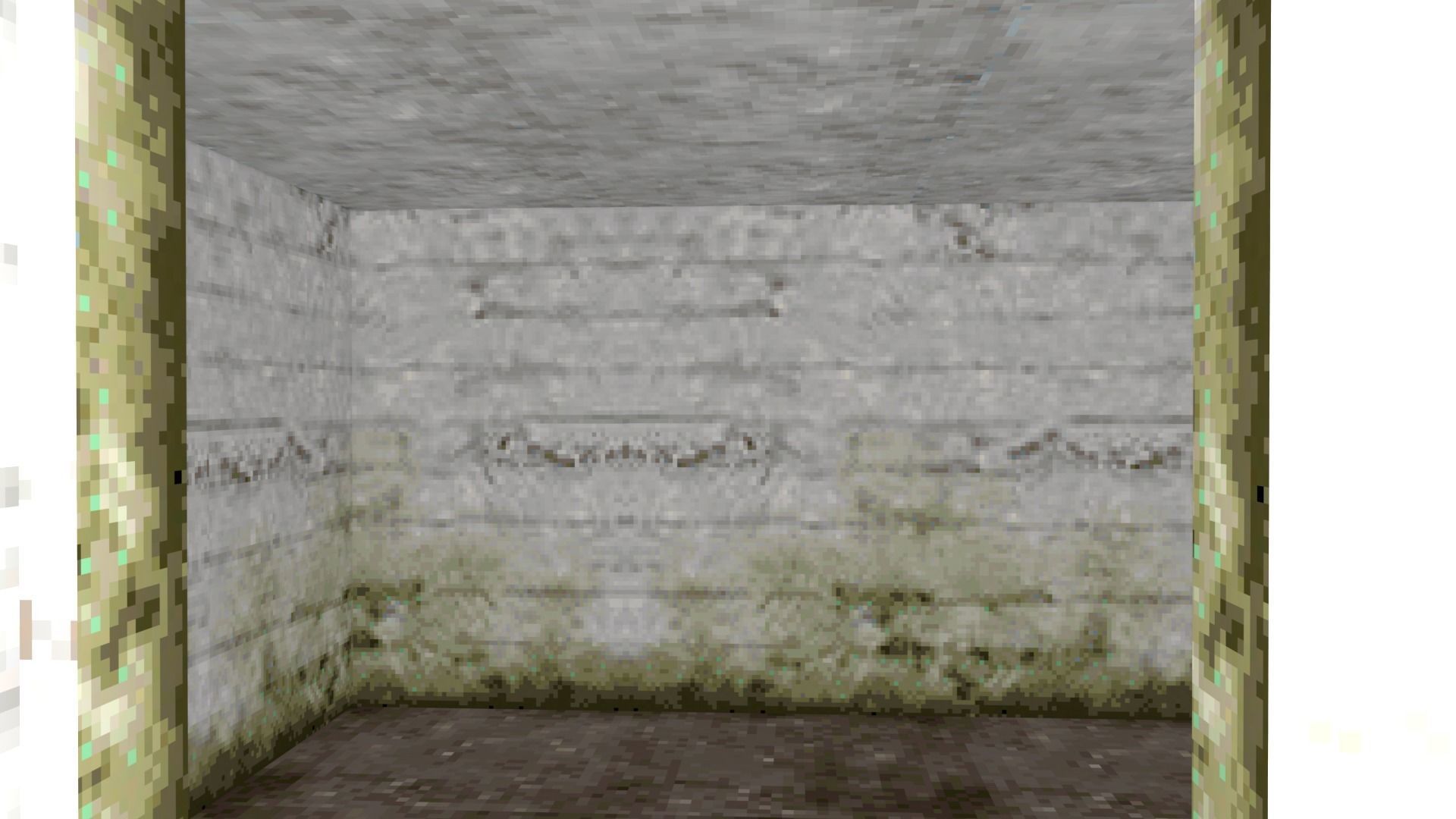 PSX Low Poly Abandoned Dungeon Building Low-poly 3D model_7