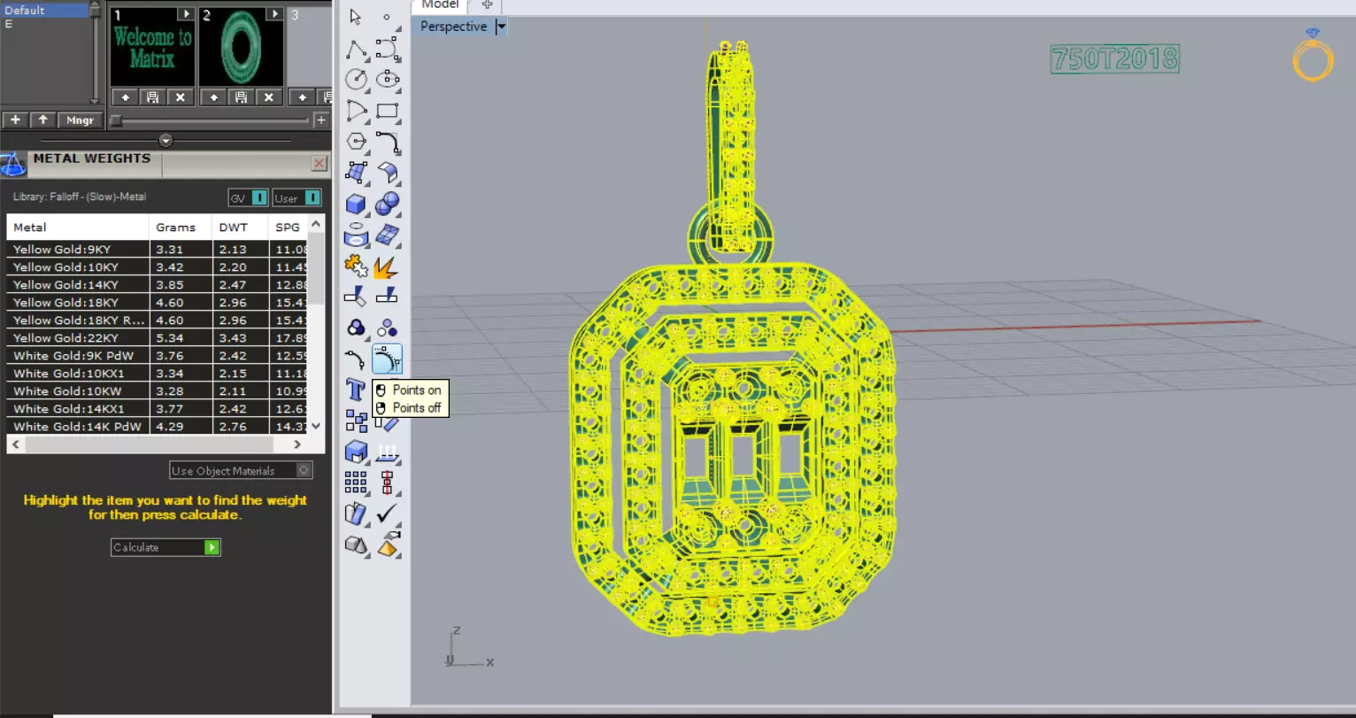 Pendant and Earring 3D print model_0
