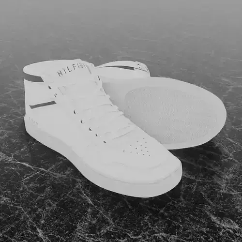 TOMMY HILFIGER RETRO HIGH 3D SHOES