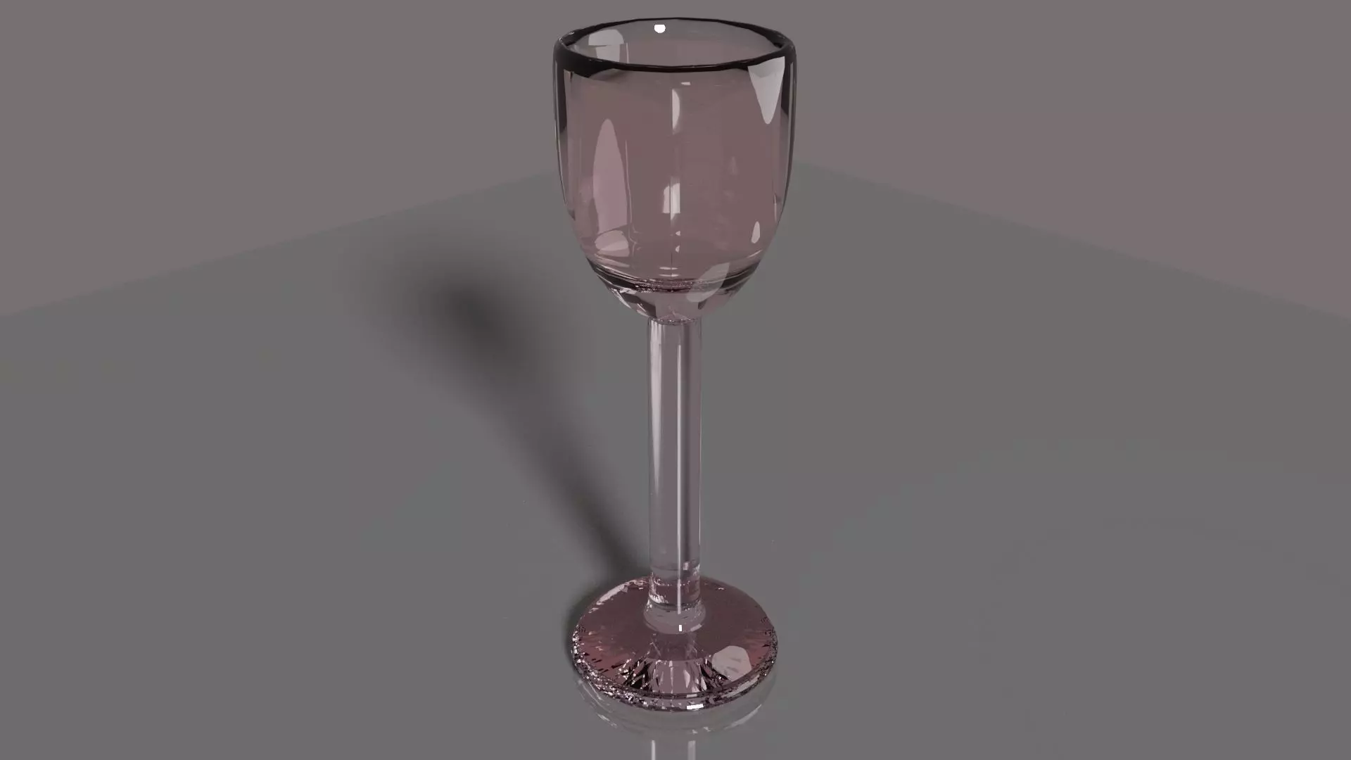 glass cup 3D model_0