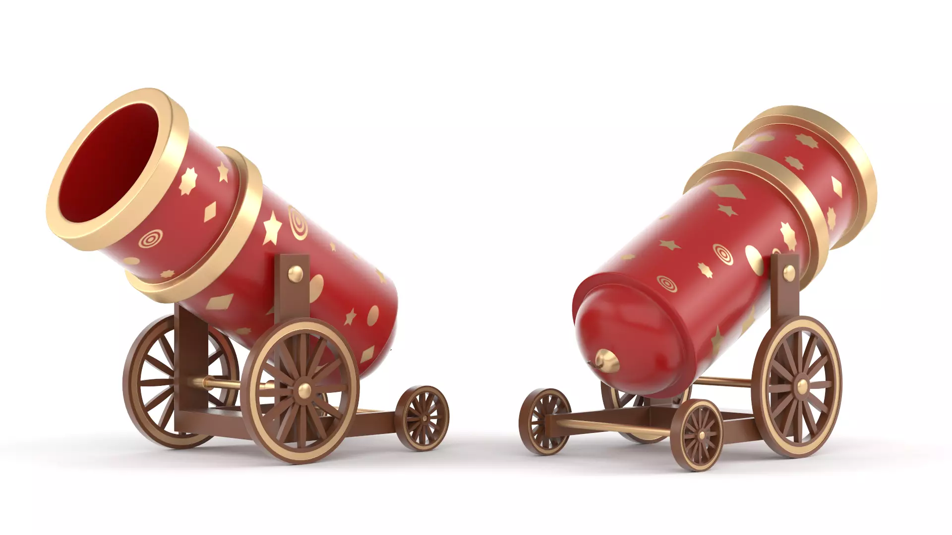 Circus Cannon 3D model_0