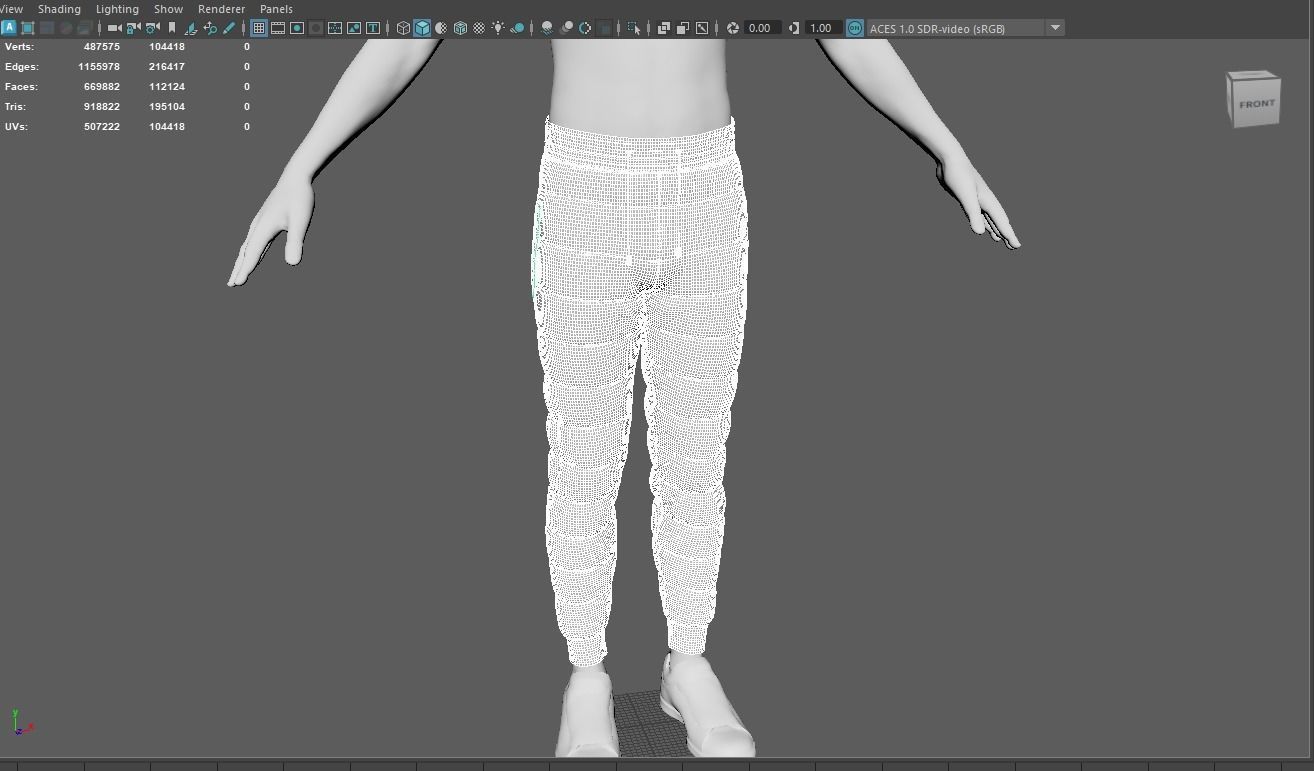Marvelous Trousers 3D Model 3D model_8