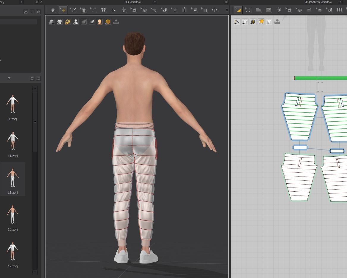 Marvelous Trousers 3D Model 3D model_10
