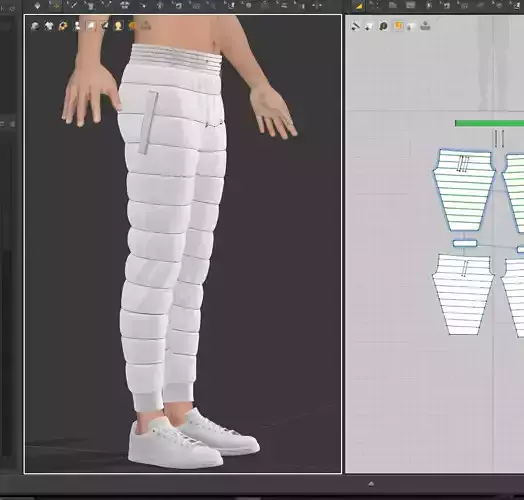Marvelous Trousers 3D Model