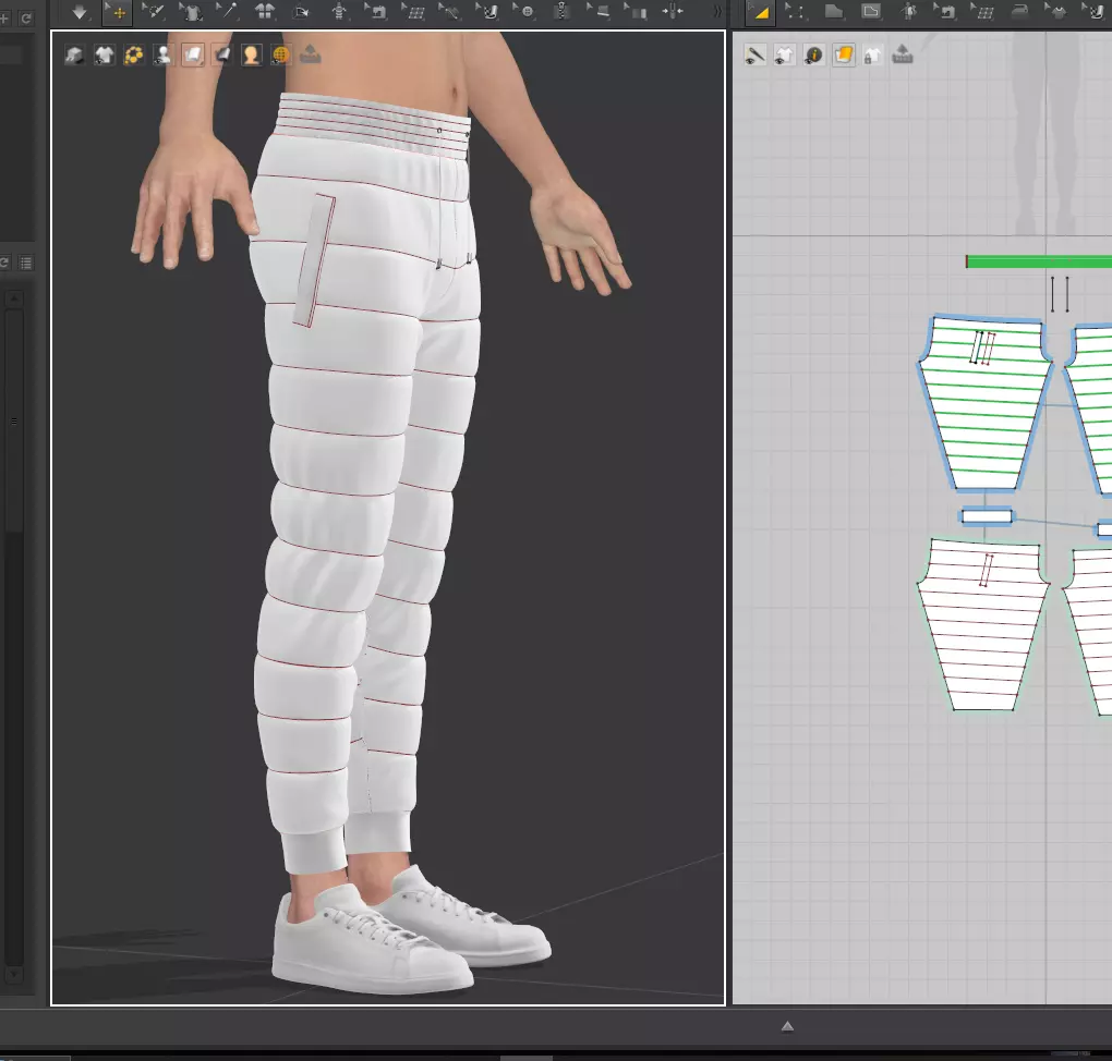 Marvelous Trousers 3D Model 3D model_0