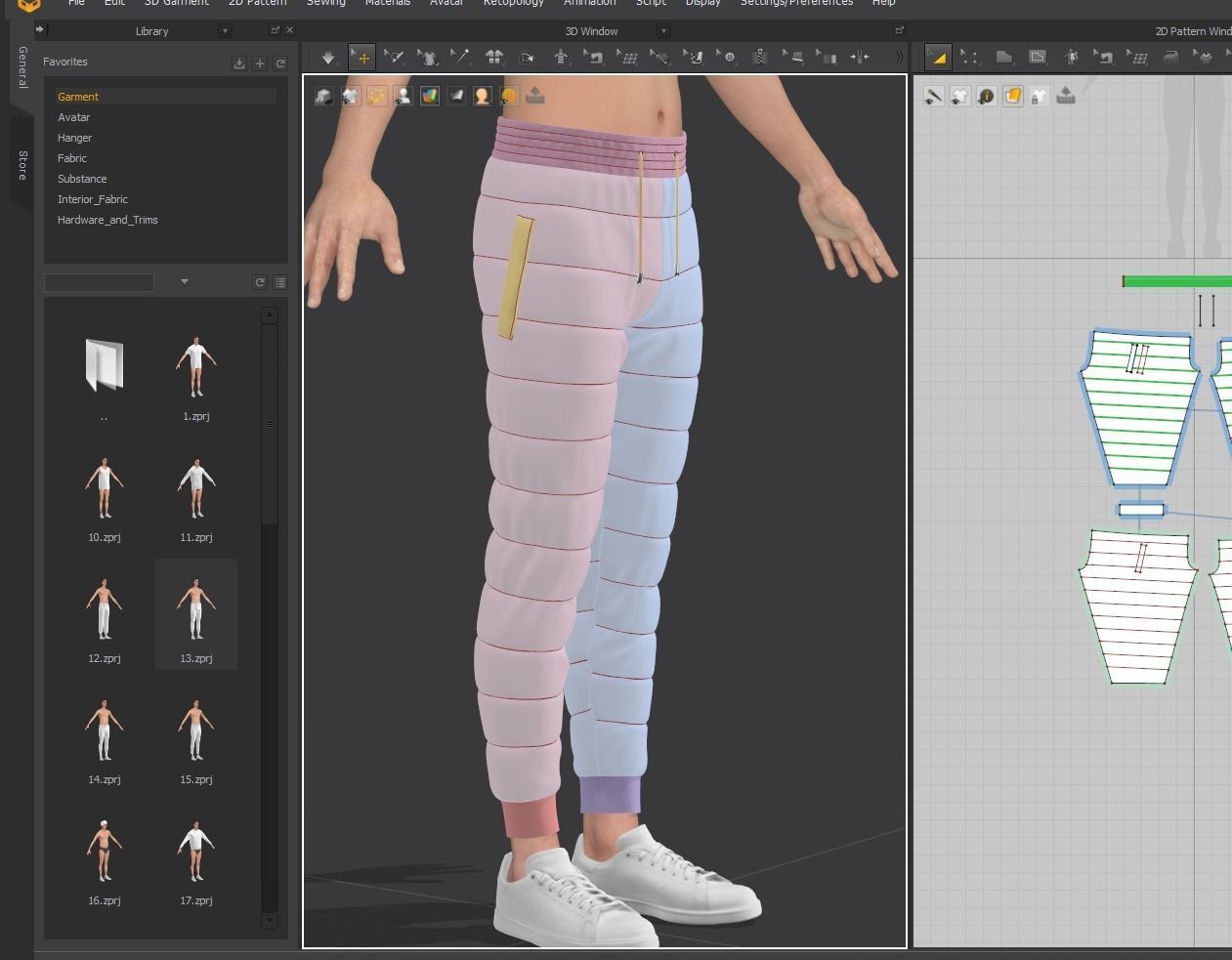 Marvelous Trousers 3D Model 3D model_5