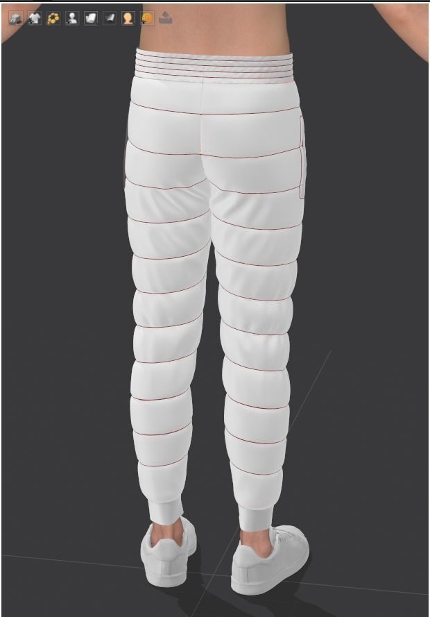 Marvelous Trousers 3D Model 3D model_13