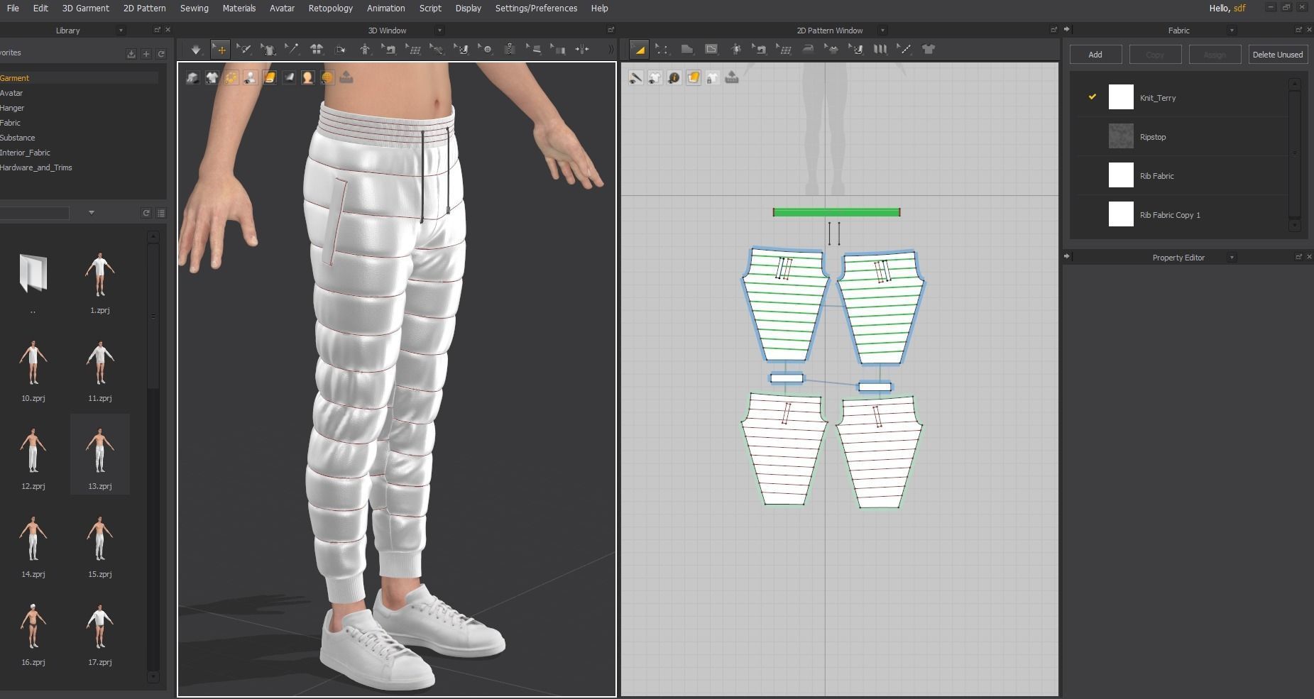 Marvelous Trousers 3D Model 3D model_1