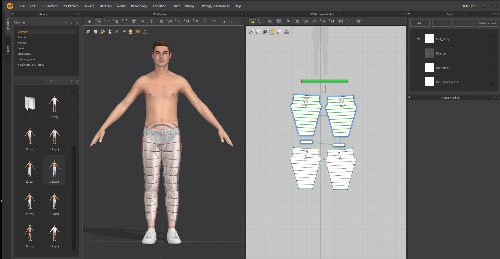 Marvelous Trousers 3D Model 3D model_9