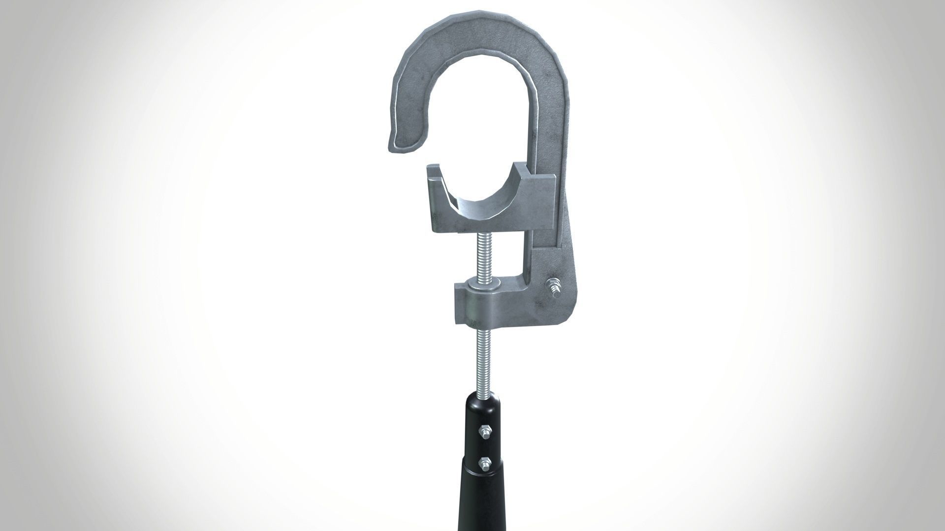 Discharge rod Low-poly 3D model_5