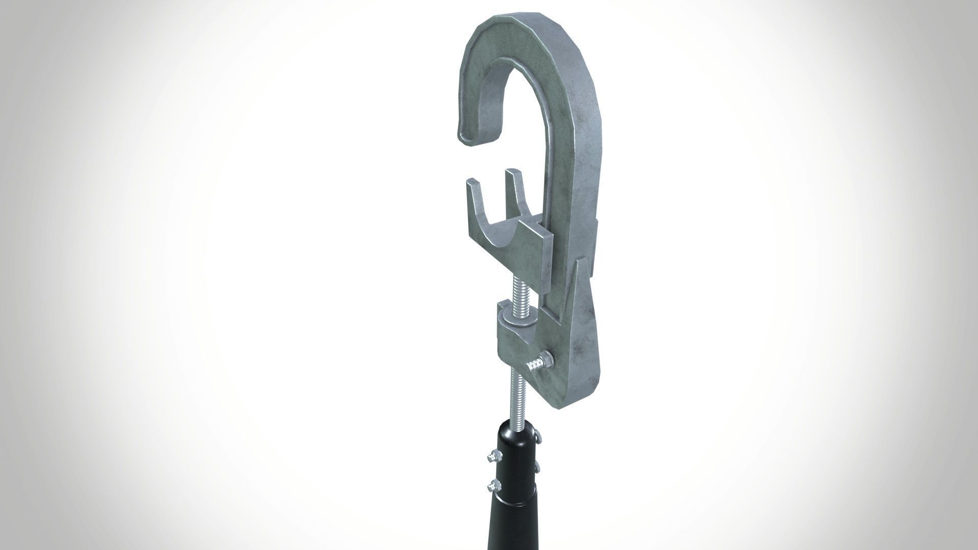 Discharge rod Low-poly 3D model_4