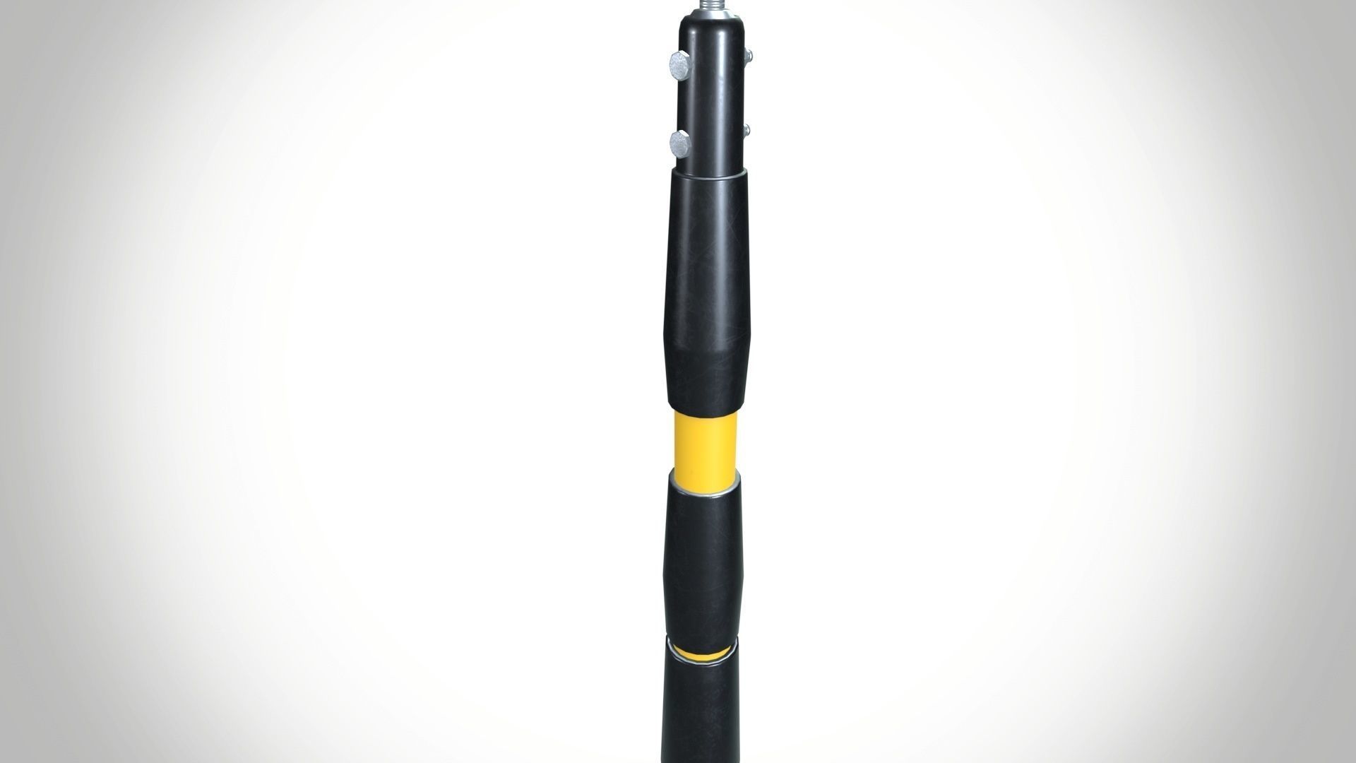 Discharge rod Low-poly 3D model_7