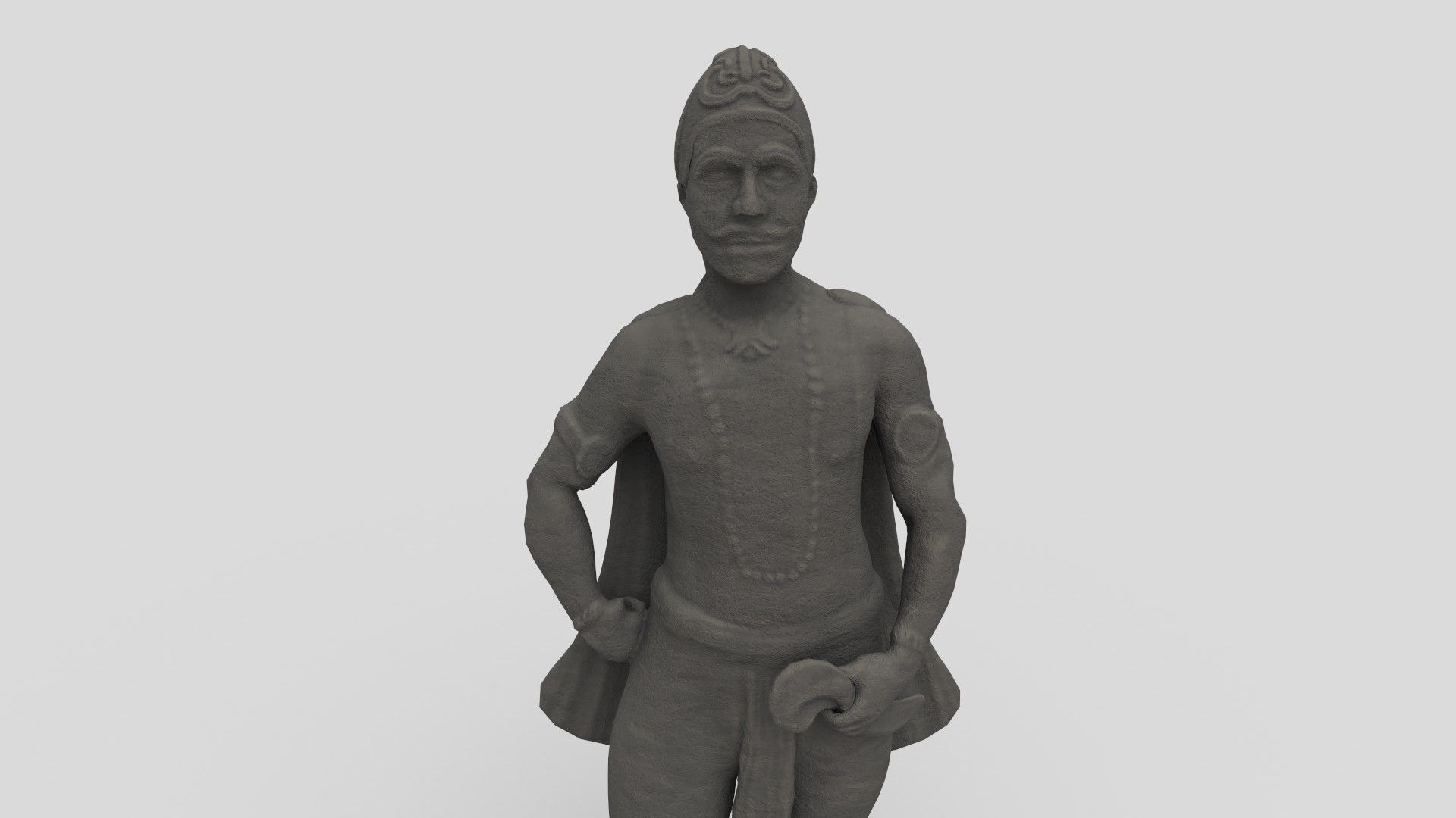 Kedarnath right dwarpal 3D model_5