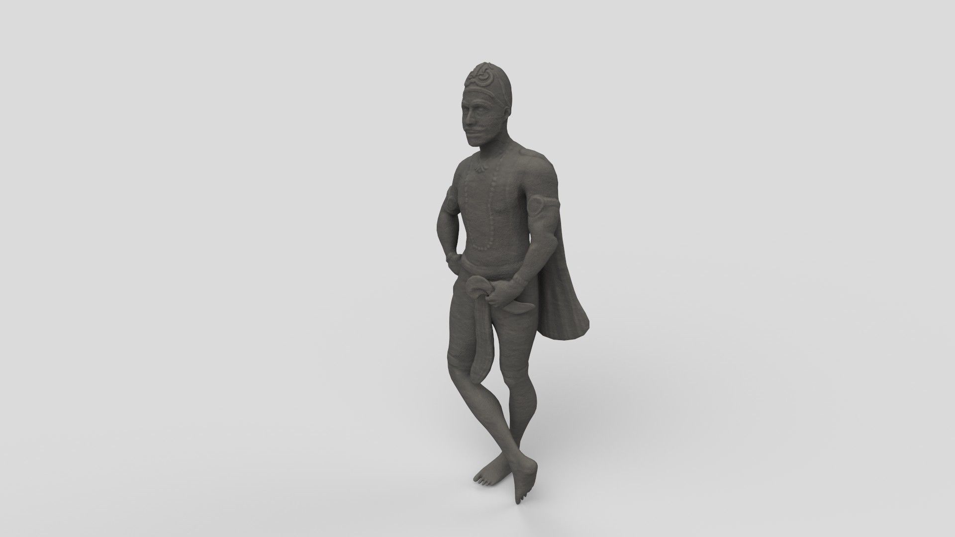 Kedarnath right dwarpal 3D model_3