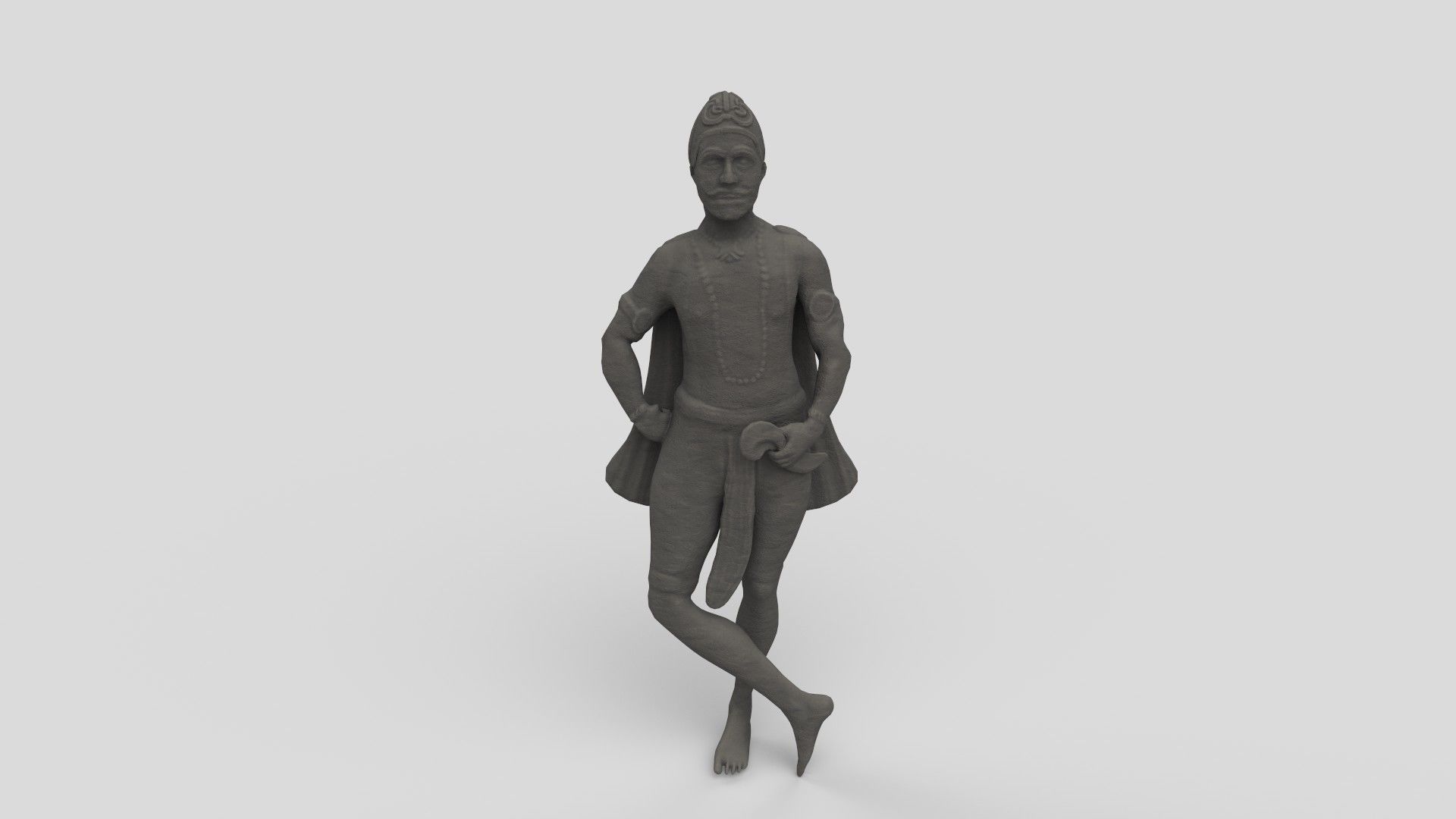 Kedarnath right dwarpal 3D model_2