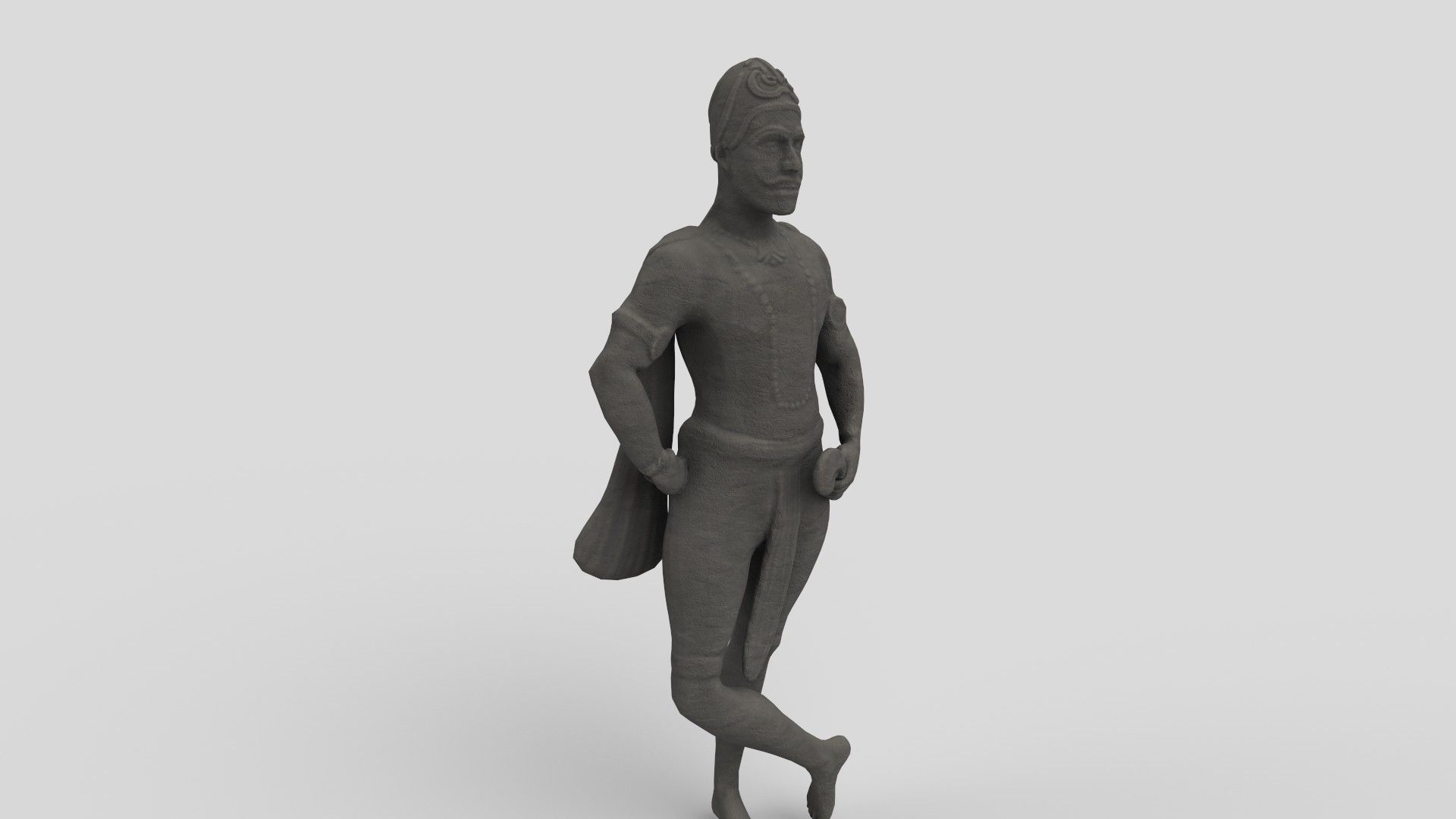 Kedarnath right dwarpal 3D model_4