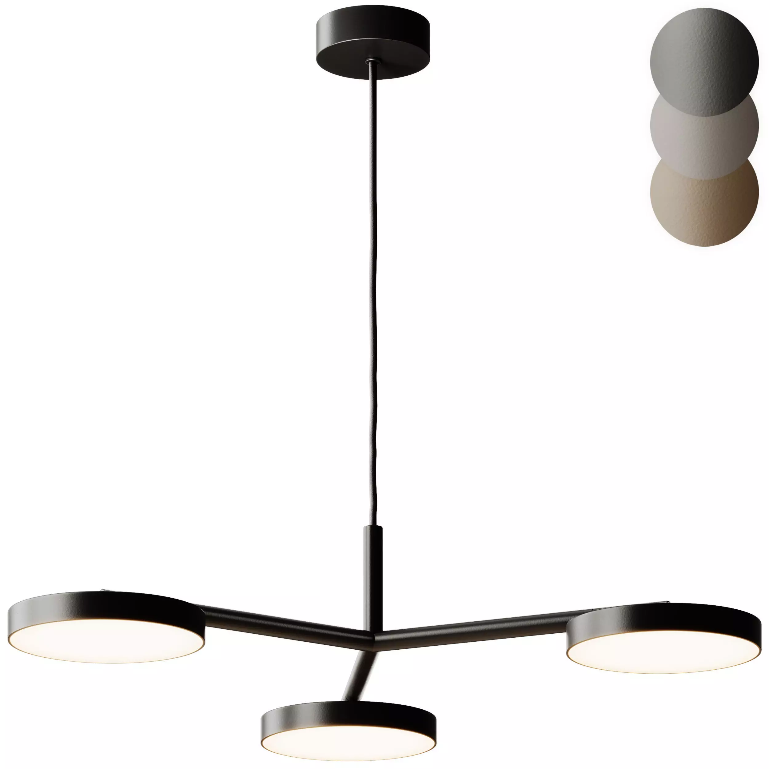 Rafaela Trio Pendant Lamp by Robin 3D model