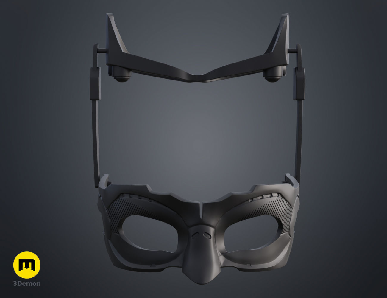 Catwoman mask - Dark Knight Rises 3D print model_3