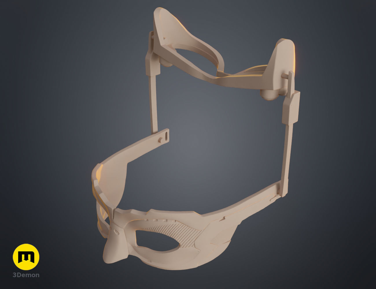 Catwoman mask - Dark Knight Rises 3D print model_12