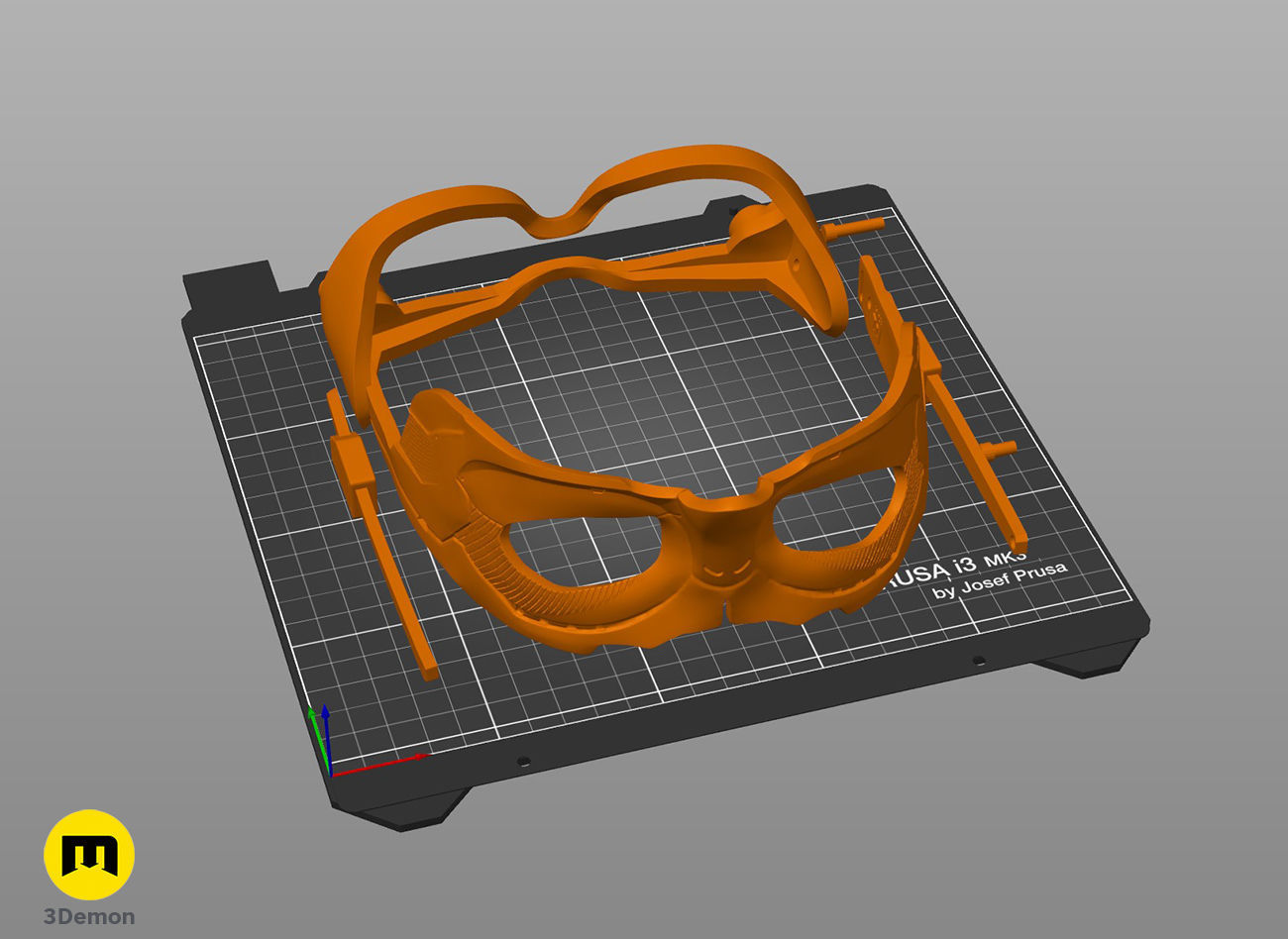 Catwoman mask - Dark Knight Rises 3D print model_6