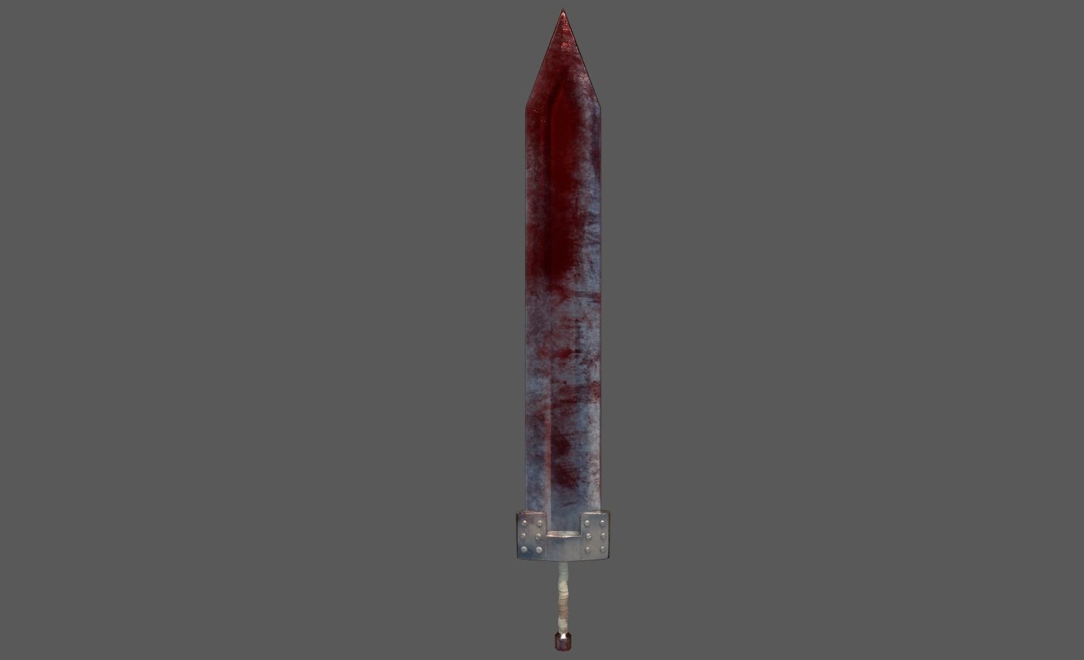 Guts Godot Sword Low-poly 3D model_4