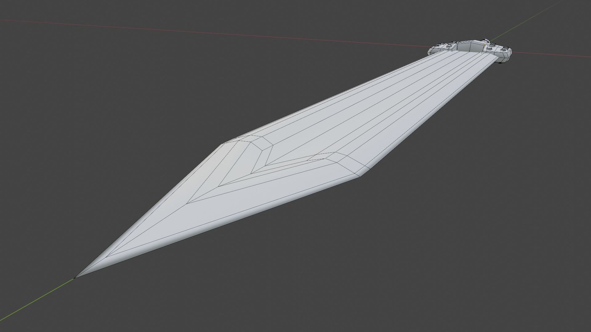 Guts Godot Sword Low-poly 3D model_16
