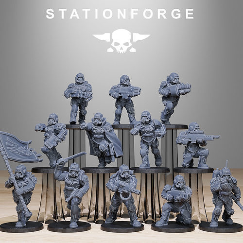 GrimGuard Elites 3D print model