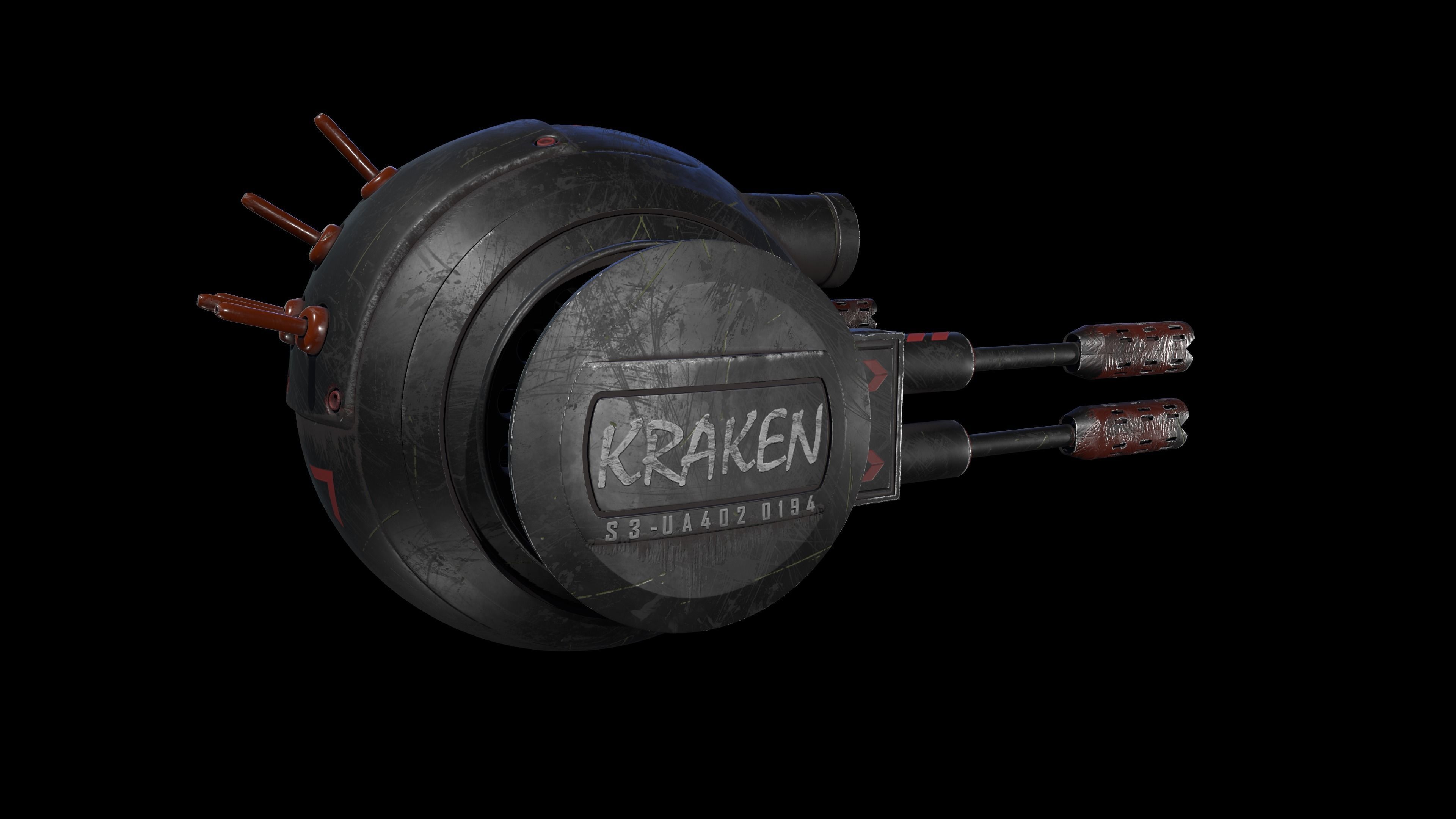 Kraken S-3 3D model_5