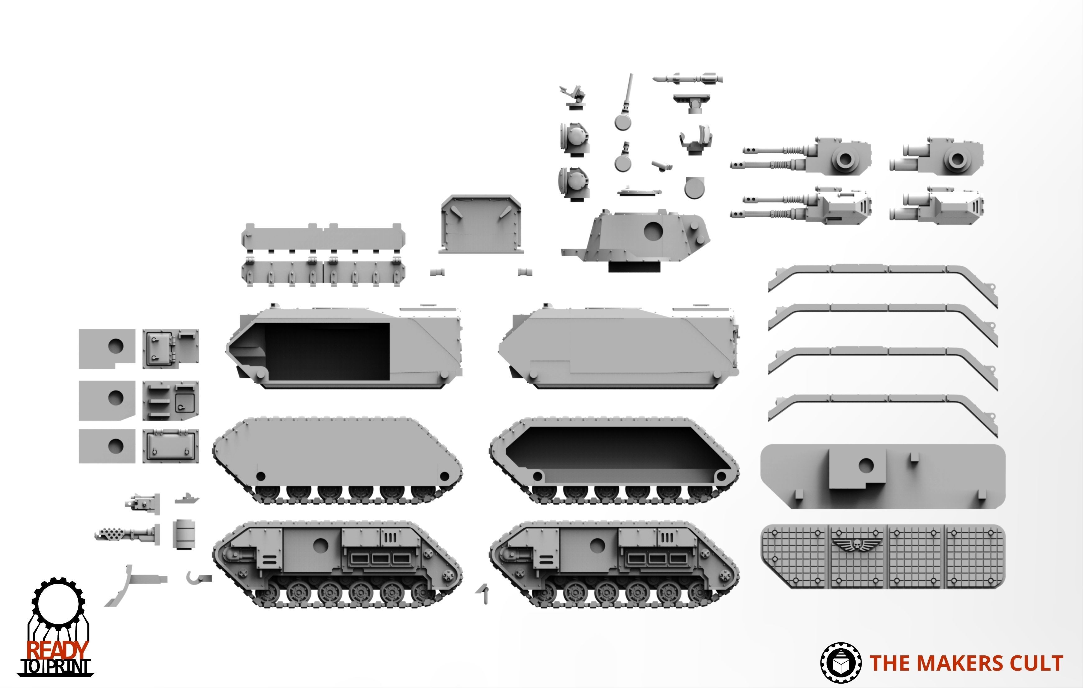 Universal Guard - Support Tanks 3D print model_5