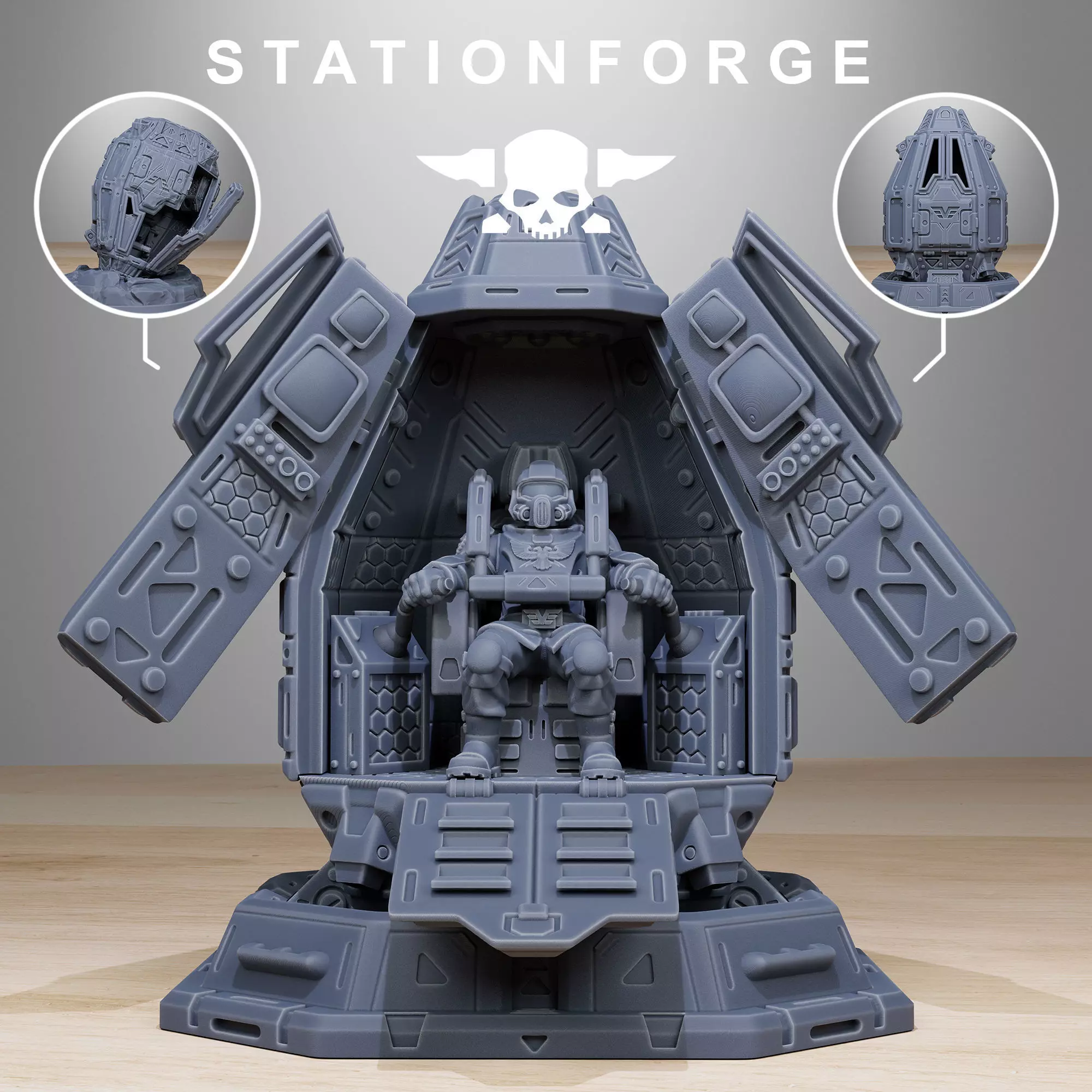Vaskar Drop Pod 3D print model