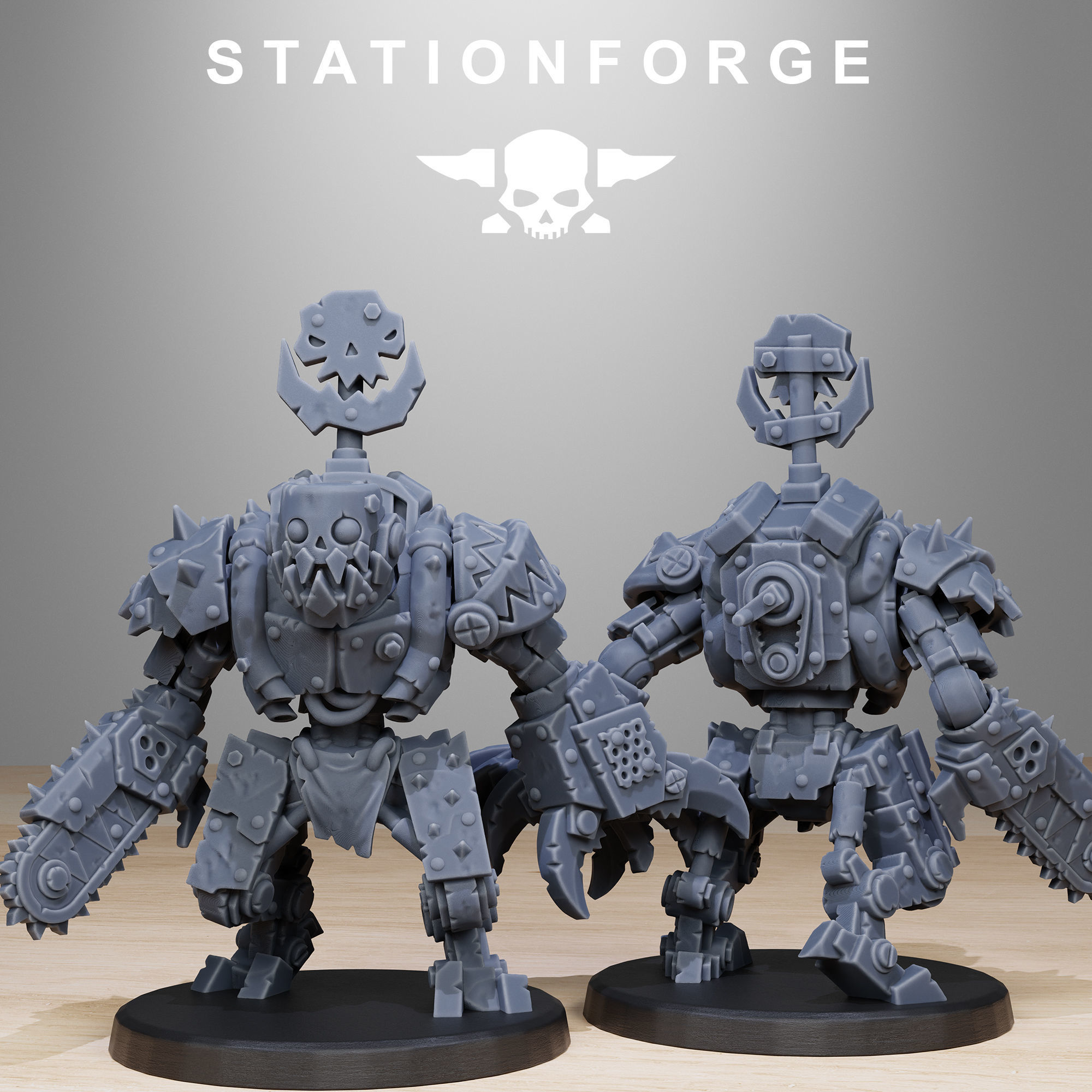 Orkaz Bots Infantry 3D print model_2