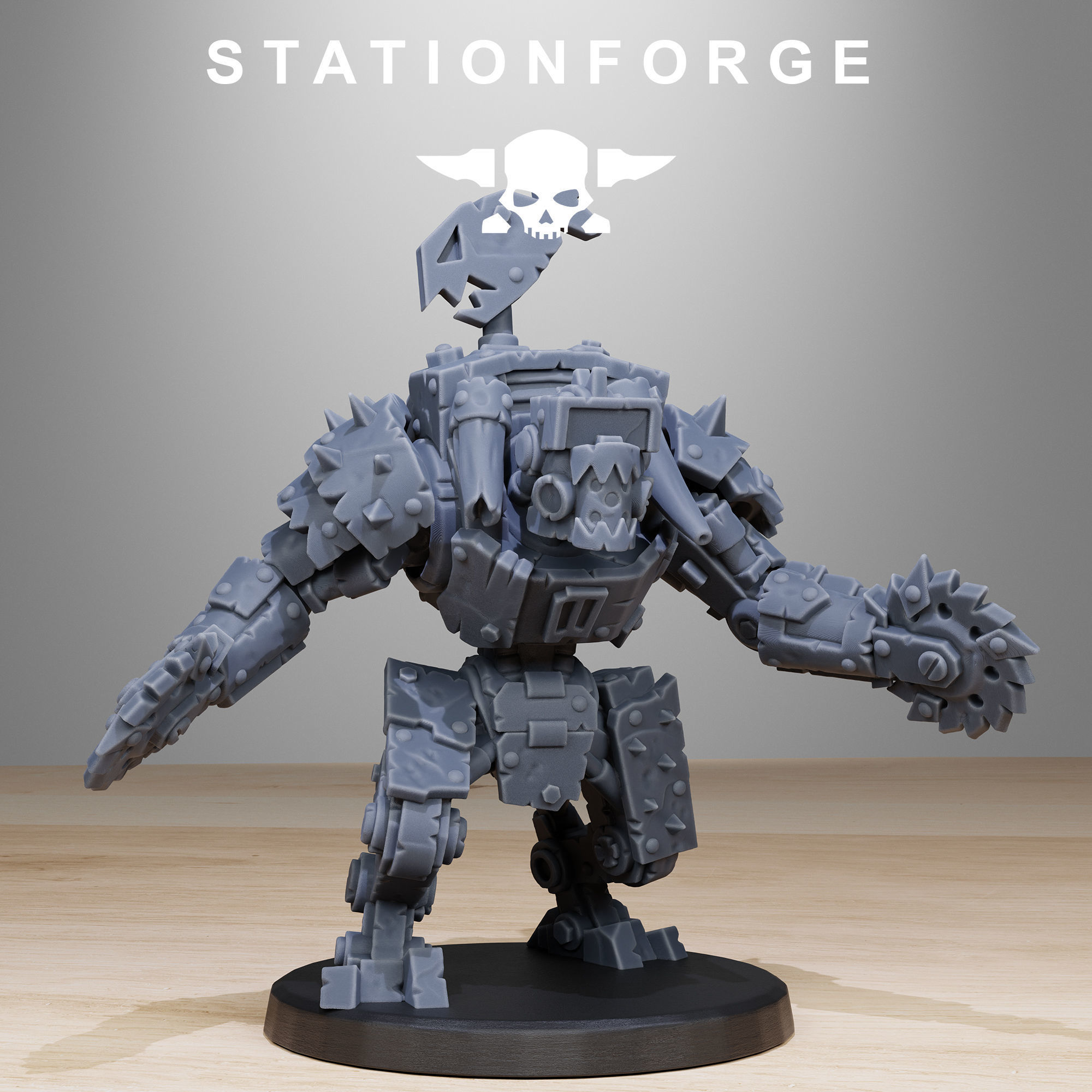 Orkaz Bots Infantry 3D print model_9