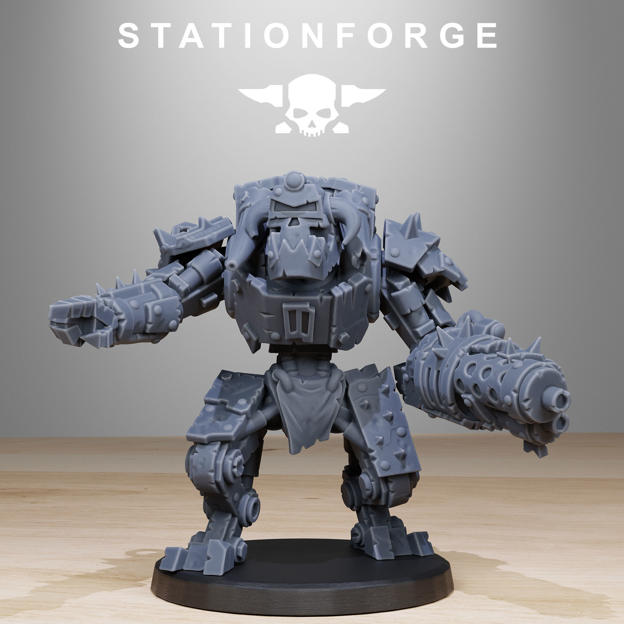 Orkaz Bots Infantry 3D print model_10