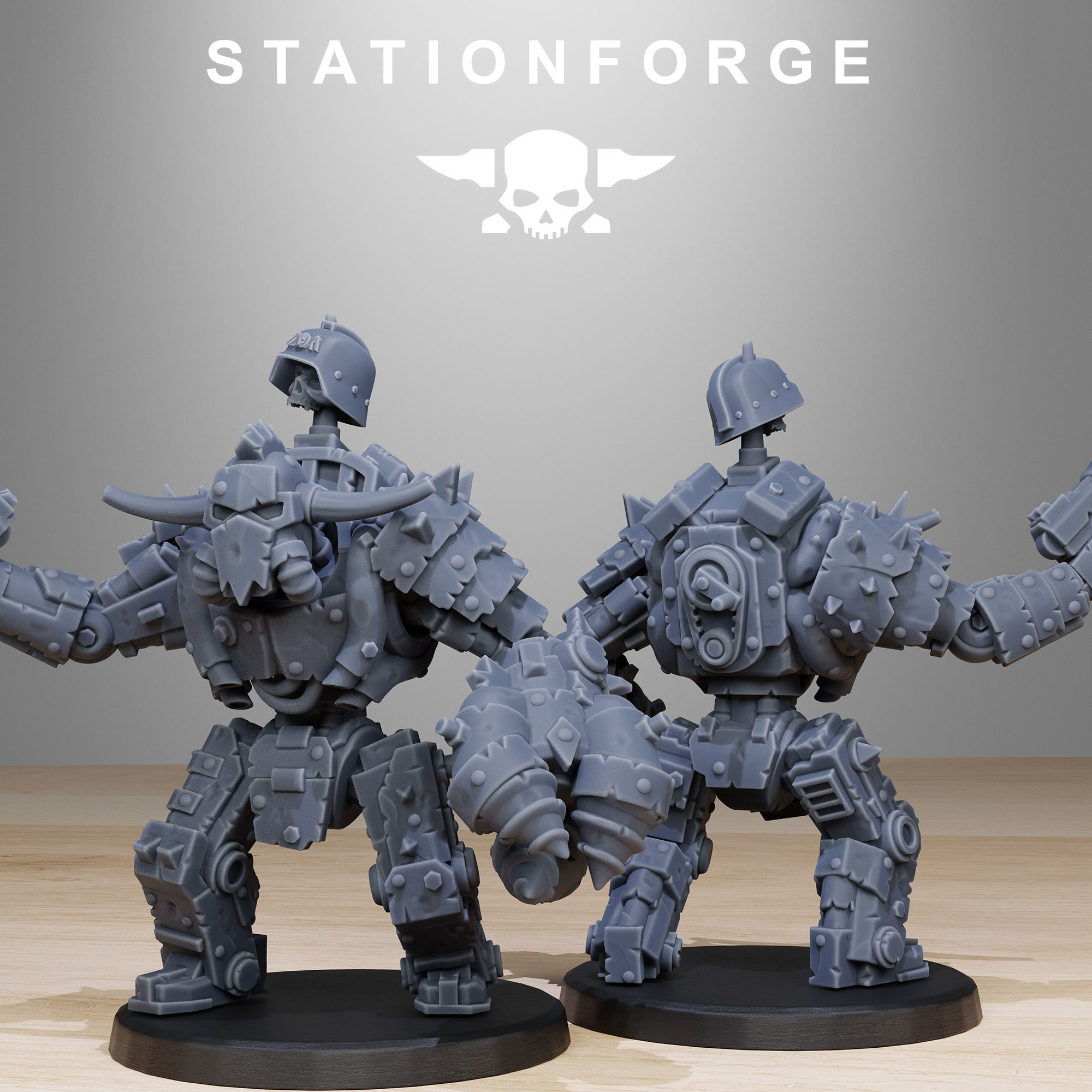 Orkaz Bots Infantry 3D print model_4
