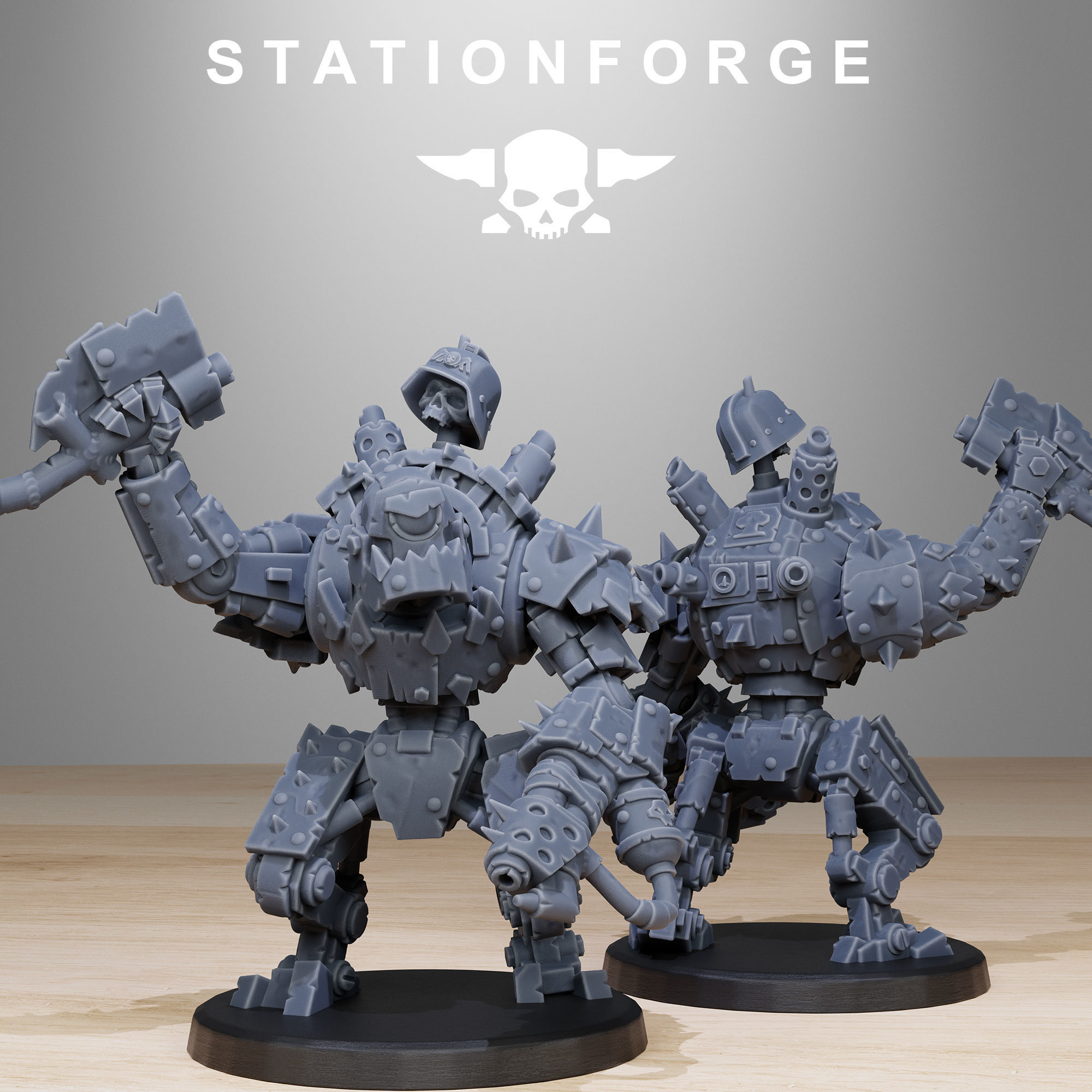 Orkaz Bots Infantry 3D print model_6
