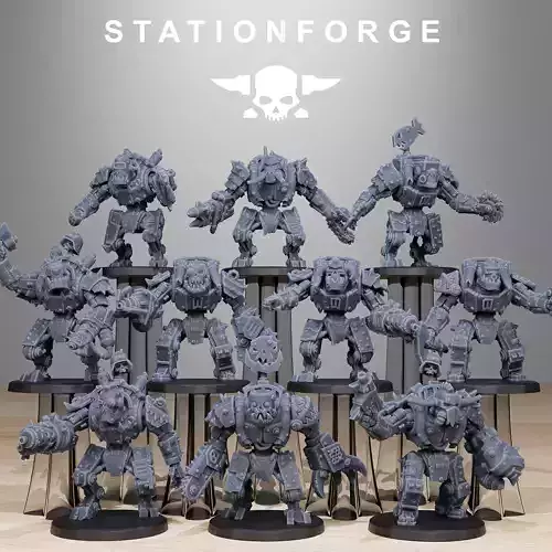 Orkaz Bots Infantry 3D print model