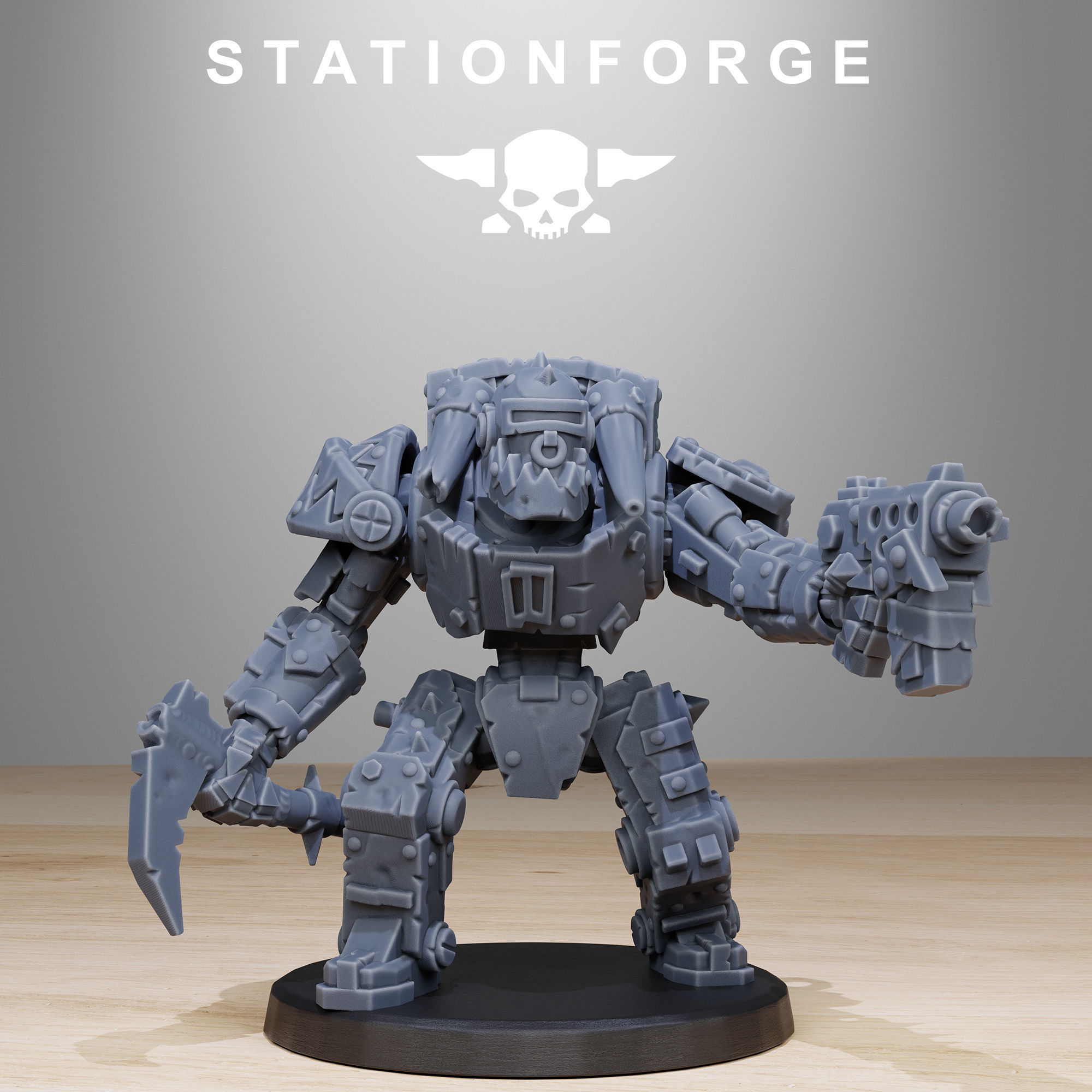 Orkaz Bots Infantry 3D print model_8