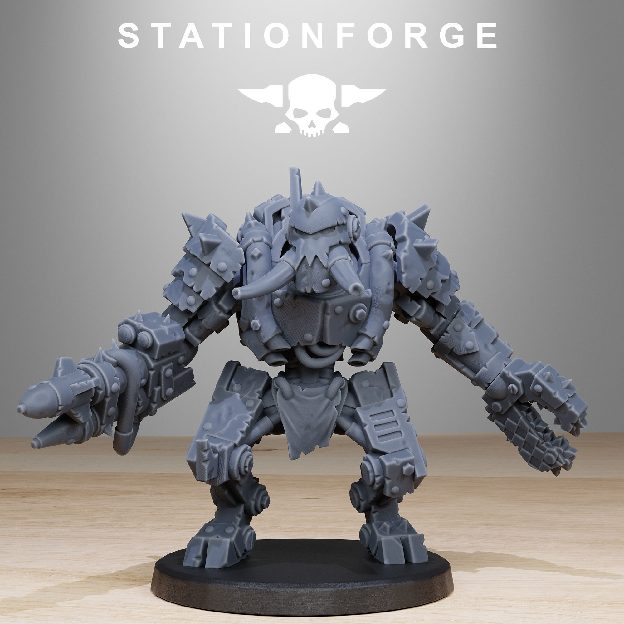 Orkaz Bots Infantry 3D print model_7