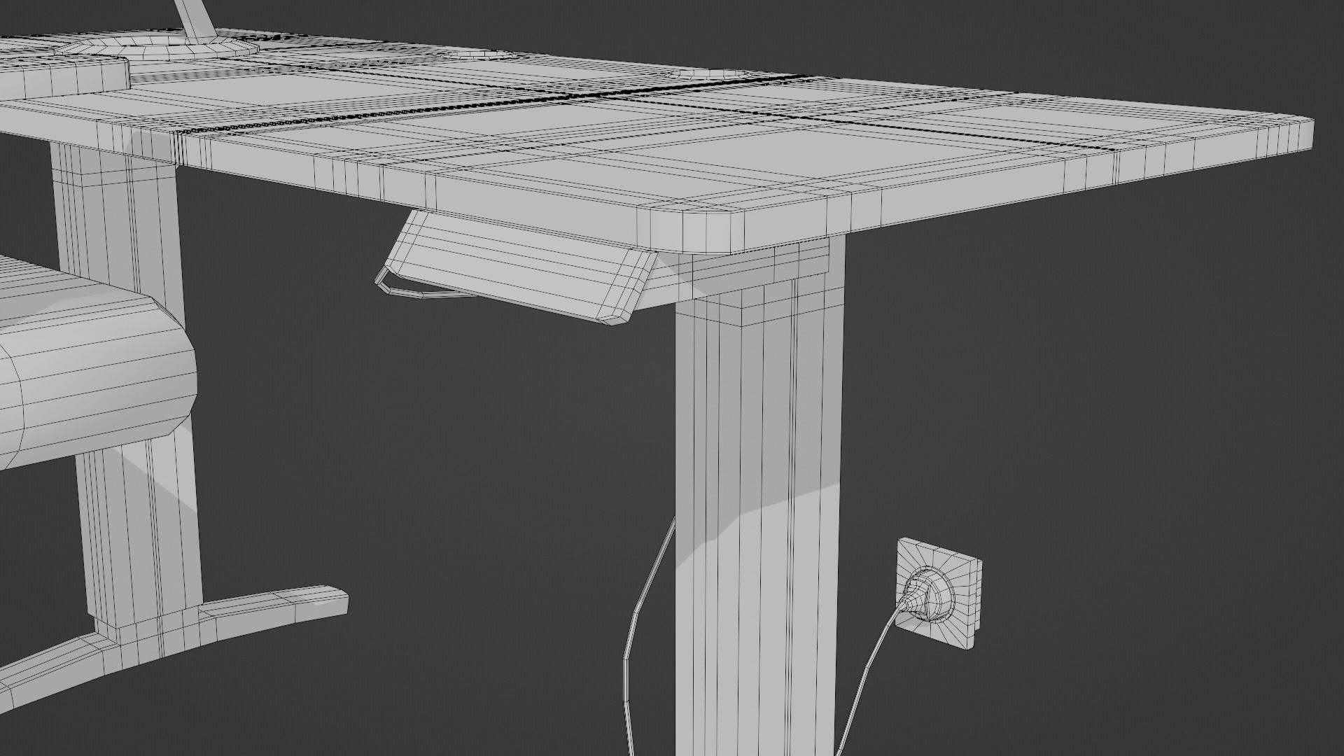 Office workplace 3D model_20