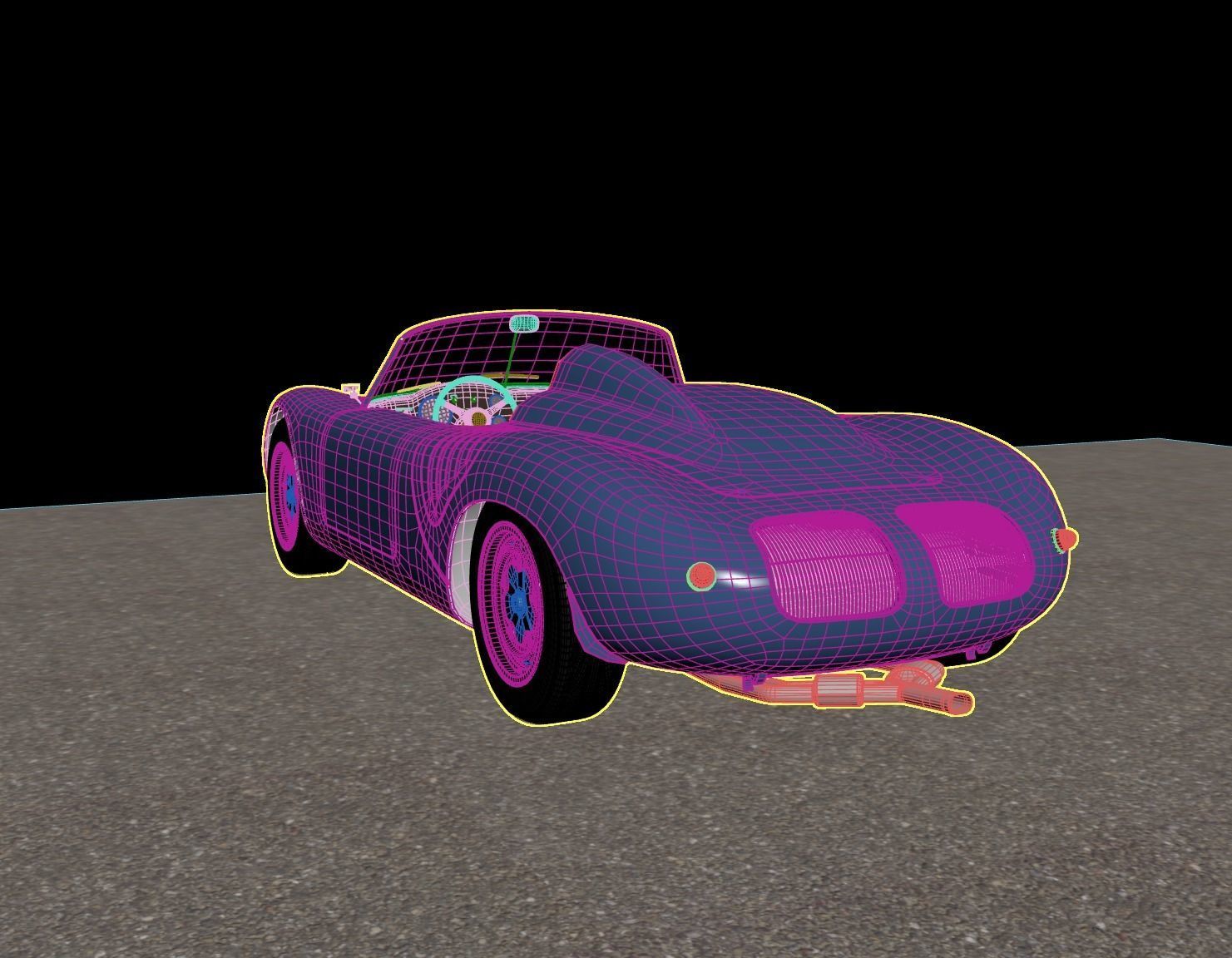 PORSCHE 718 SPYDER RS 3D MODEL 3D model_17